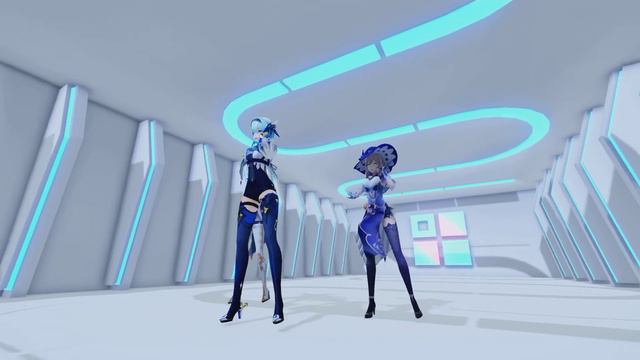 Eula, Jean, Lisa GENSHIN IMPACT [MMD 1920 60 fps] смотреть онлайн