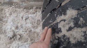 Техническая помощь на дороге. замена колодок на полуприцепе.