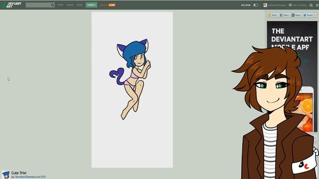 Deviantart Rant - RandomCheeseLover200 (Art Thief/Tracer) смотреть онлайн