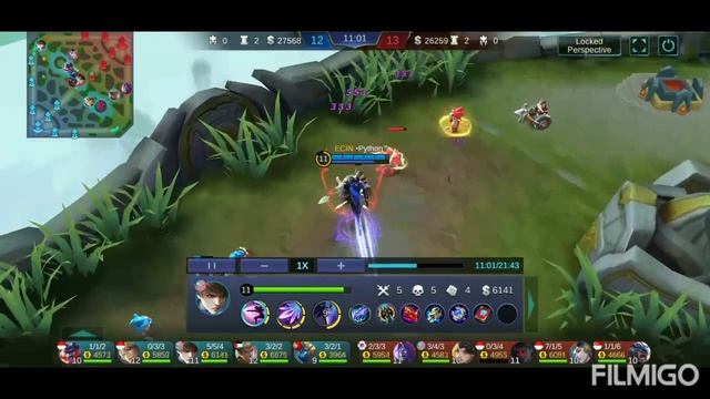 Gusion maniac gameplay by Python . Mobile legends bang bang смотреть онлайн