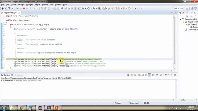 How to use Regex quantifiers? - part 1 | Java Regex | Java Regular Expressions | Regex in java смотреть онлайн