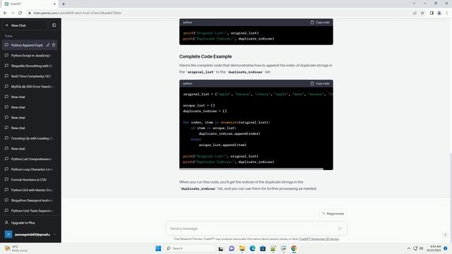 in python how I append the index of a certain string in a list to another list if there are duplica смотреть онлайн