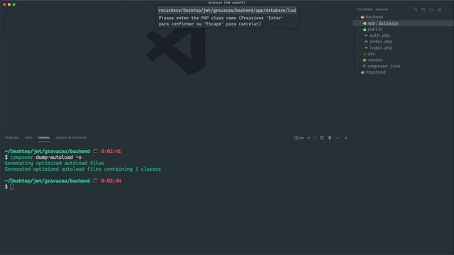 Autenticação com JWT(Json Web Token) com PHP#01 - Criando estrutura do back e frontend - [PHP JWT] смотреть онлайн