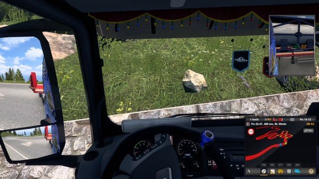 TAŤKA se PROJEL PO VYSOKO HORSKÉ SILNICI v ets2(vtipné faily) смотреть онлайн