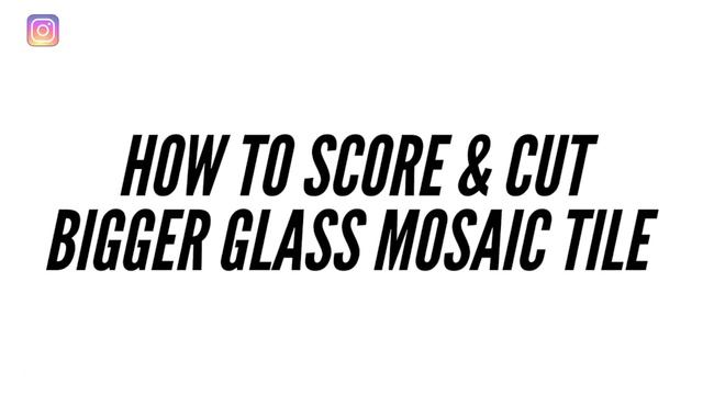 Cutting Glass Mosaic Tile WITH NIPPERS (beginner mosaic tutorial) смотреть онлайн