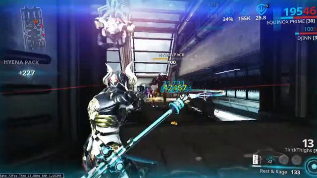 Warframe - Sortie/Incursion Assassination Hyena Pack - Solo Equinox Prime смотреть онлайн