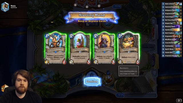 Deathrattle Tempo Priest With Dragons | Ashes of Outland | Hearthstone смотреть онлайн