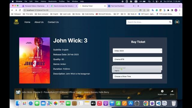 Booking Cinema Ticket (PHP Project) - Group 9 смотреть онлайн