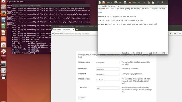 Install WordPress on Ubuntu смотреть онлайн