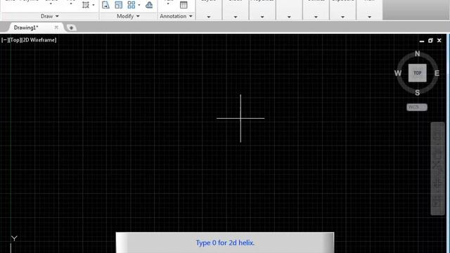 How to create 2d helix using AutoCAD Helix command смотреть онлайн