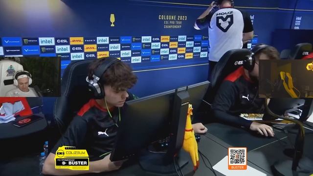 NAVI Vs MOUZ - БУСТЕР КОММЕНТИРУЕТ МАТЧ НАВИ /  РЕАКЦИЯ БУСТЕРА НА МАТЧ NAVI ПРОТИВ MOUZ В КС ГО