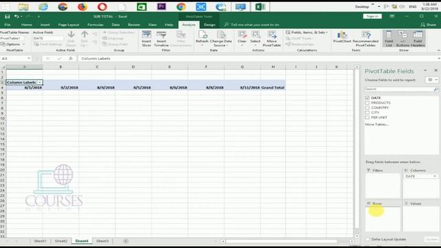Microsoft Excel 2016 Complete Course Topic#10 Pivot Table in Ms Excel in Hindi/Urdu смотреть онлайн