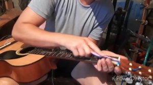 Замена гитарных колков+испытание.