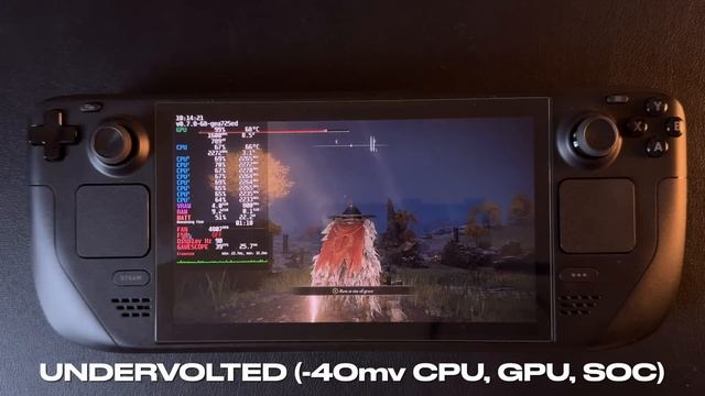 OLED Steam Deck Undervolting tested: Better battery life performance and lower temps