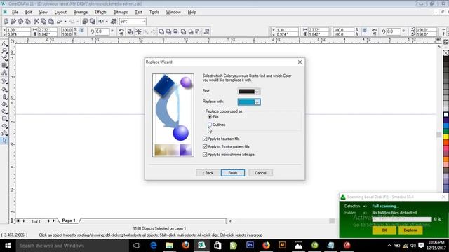 HOW TO SELECT MULTIPLE OBJECT AND GIVE COLORS IN CORELDRAW смотреть онлайн