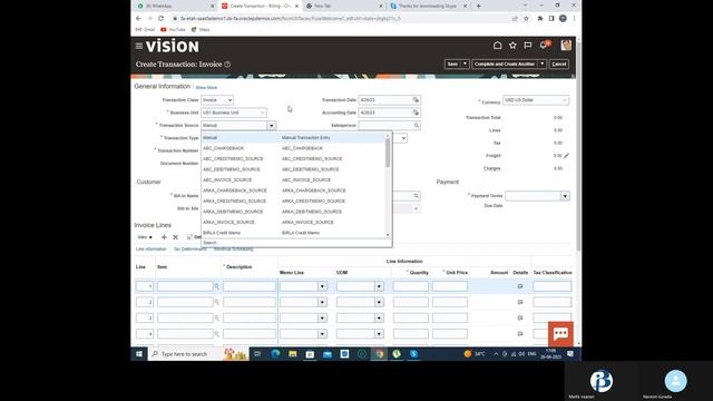 Oracle Financials Fusion - AR part 2 смотреть онлайн