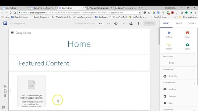 How to Convert Classic Google Sites to The New Google Sites смотреть онлайн