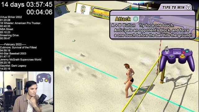 Beating Every GameCube Game | First look at Beach Spikers смотреть онлайн