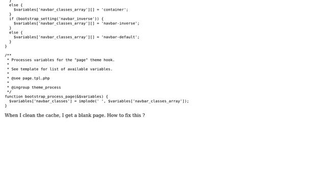 Drupal: Bootstrap edit the file page.vars.php смотреть онлайн