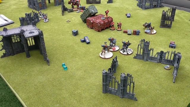 Warhammer 9th Edition Narrative 500pts space wolves Vs Blood Angels battle report! смотреть онлайн