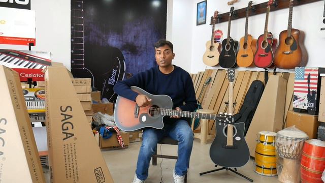 Saga sf600c guitar review | Mrp 8990| best guitar at this price | competitor to Yamaha f280. смотреть онлайн