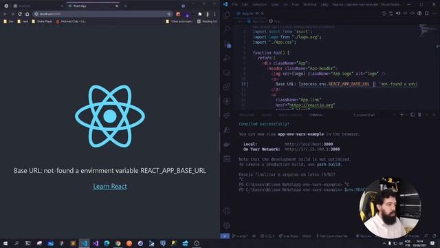 Como usar variáveis de ambiente no React.js? смотреть онлайн