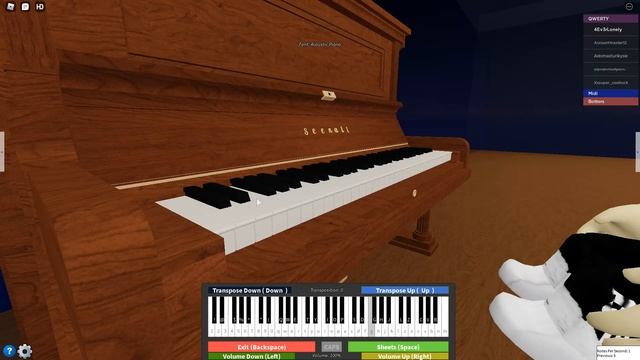 Eyes Blue Like The Atlantic (Roblox Piano Sheets In Desc) смотреть онлайн