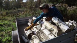 СДЕЛАЛ ФАРКОП НА МИНИТРАКТОР И ТЕПЕРЬ ВОЖУ ДРОВА...