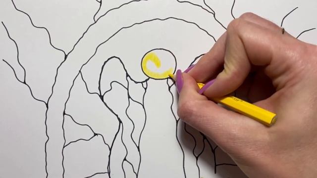 Как нарисовать Ангела/Ангел Процветания/Простые рисунки из простых линий смотреть онлайн
