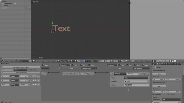 Hidden features of the property actuator - BGE Tutorial смотреть онлайн