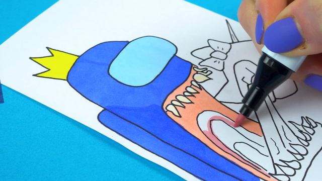 Drawing IMPOSTOR & BANBALEENA | Paper Craft AMONG US смотреть онлайн
