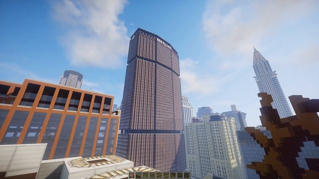 Real Life NEW YORK CITY in MINECRAFT смотреть онлайн