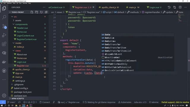 django and vuejs graphql part 9 registration from vue application смотреть онлайн