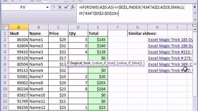 Excel Magic Trick 434: Extract Completed Records with Formula смотреть онлайн