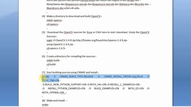 Install OpenCV on ubuntu and OpenCV HelloWorld смотреть онлайн