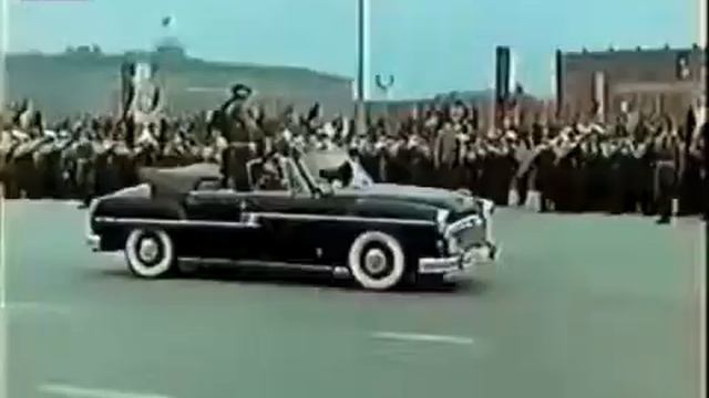 Парад войск армии ГДР, Берлин, 1956 г , кинохроника смотреть онлайн