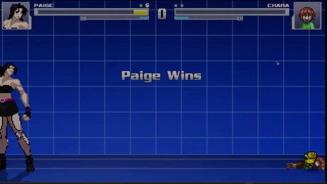 Paige vs Chara In Mugen (World Wrestling Entertainment vs Undertale) смотреть онлайн