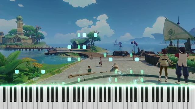 『Port Ormos オルモス港』Genshin Impact Piano | 原神ピアノ смотреть онлайн
