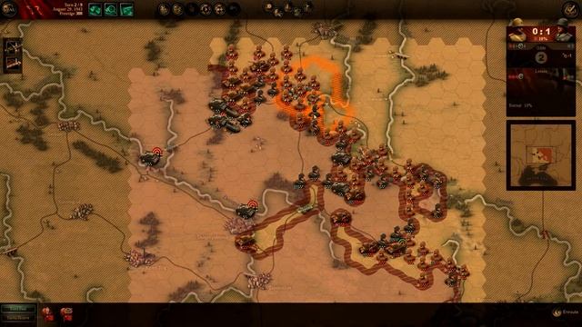 Lower Dnieper: Brilliant Victory | Soviets | Unity of Command Red Turn DLC Lets Play смотреть онлайн