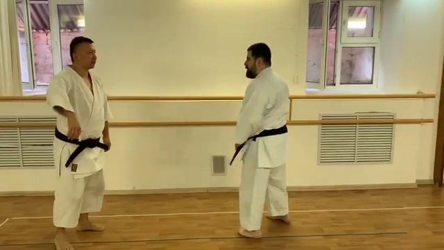 Favourite combination from Sensei Mabuni Kenei Soke Shito ryu Karate смотреть онлайн