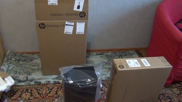 Распаковка и подключение настольного ПК: HP 290 G2 M/i5. смотреть онлайн