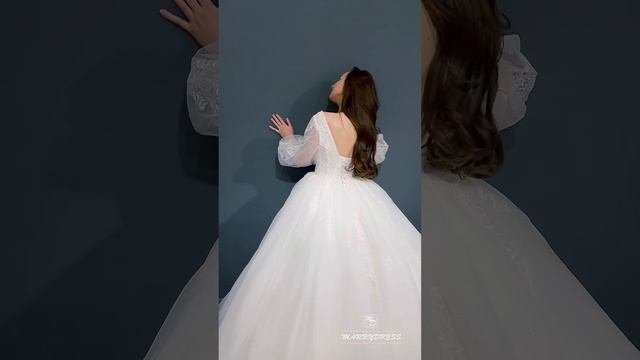 Красивое пышное свадебное платье, wedding, wedding dress. Свадебный салон Marrydress, Воронеж смотреть онлайн
