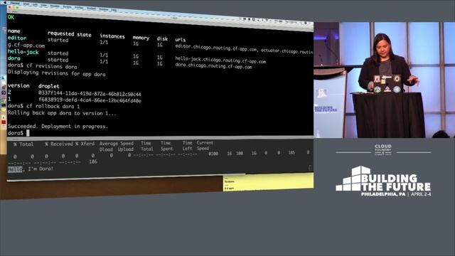 Keynote: CF Application Runtime Demo: Weighted Routing (Istio/Envoy), Multiple Custom App Ports... смотреть онлайн