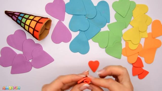 Play Doh Rose Ice Cream How to Make Play Doh Rainbow Rose Play Doh Food смотреть онлайн