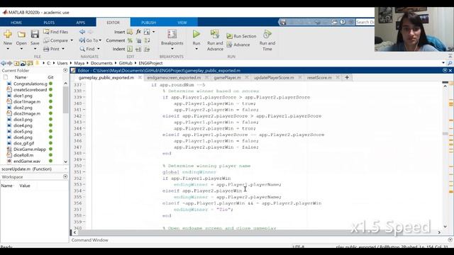 MATLAB Dice Game: SNAKE EYES смотреть онлайн