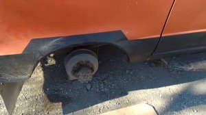 Газ 2705 ,1996г. Установка задних подкрылков.