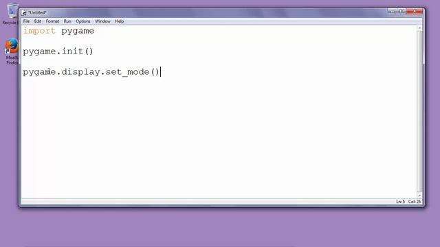 Start working with pygame - how to open a window in Pygame - python pygame course смотреть онлайн