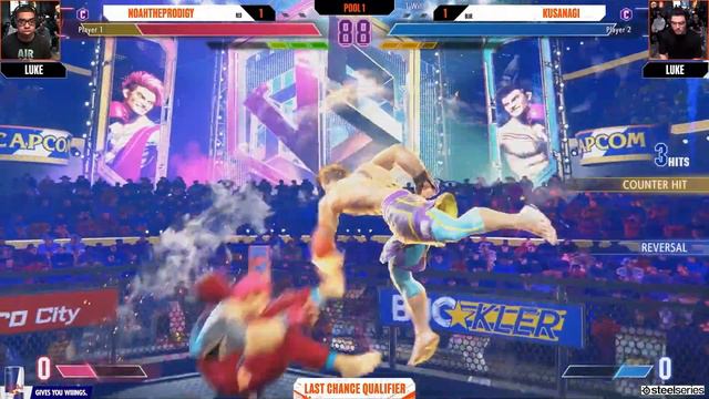 NoahTheProdigy (Luke) vs. Kusanagi (Luke) - Pools - Capcom Cup X Last Chance Qualifier смотреть онлайн