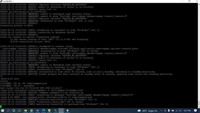 repmgr, test DC dan DRC, menjadi 1 cluster смотреть онлайн