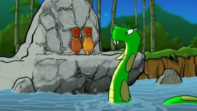 Kids Learning Vocabulary With The Green Anaconda Song смотреть онлайн